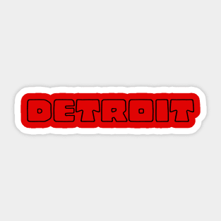 Detroit Sticker